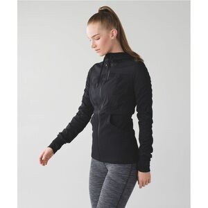 Lululemon | Dance Studio Jacket III Black Grey Reversible Size 6